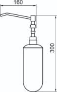 Ankastre Sıvı Sabunluk – 750 ml