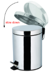 12 lt Pedallı Yavaş Kapanır Çöp Kovası